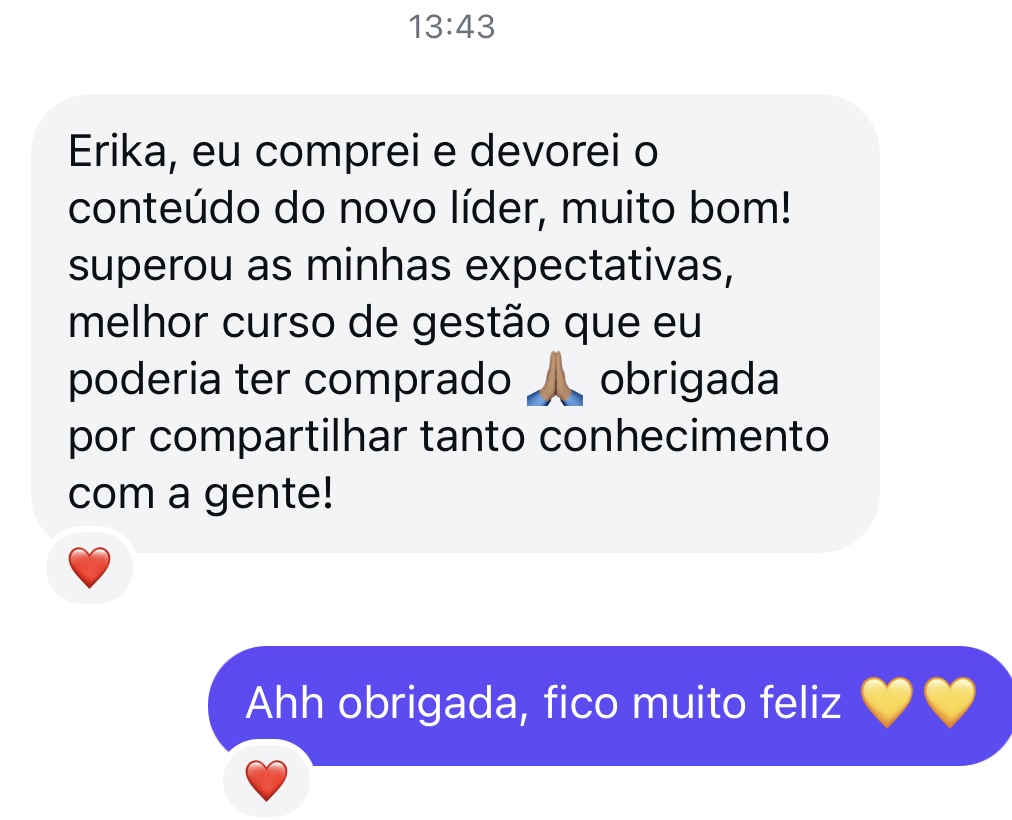 Depoimento de aluno 2 do curso Liderança de Alta Performance