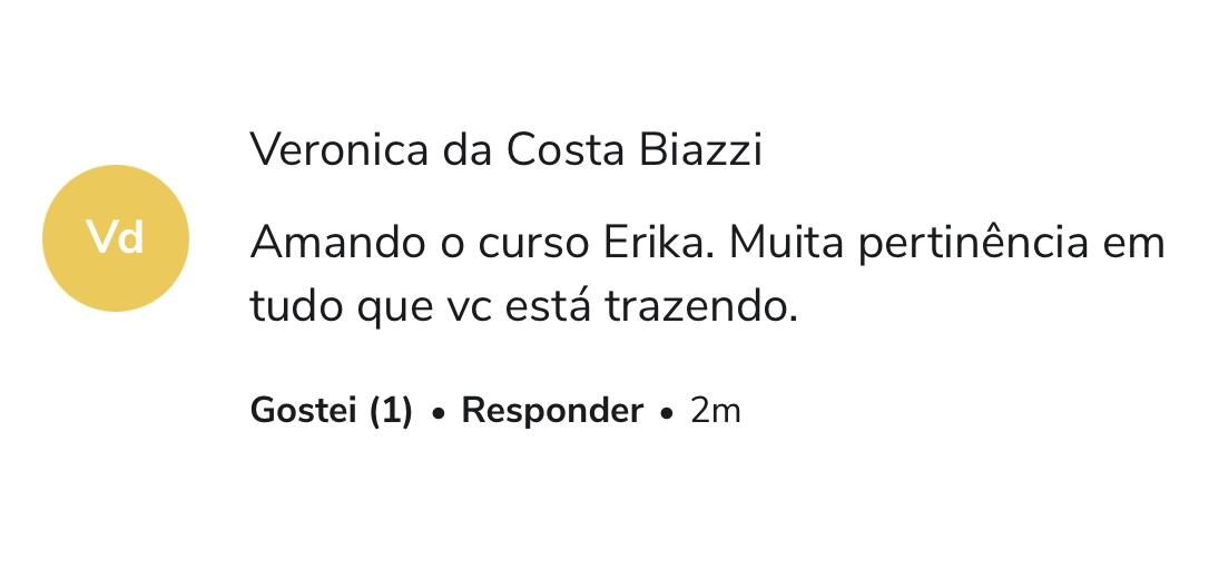 Depoimento de aluno 4 do curso Liderança de Alta Performance